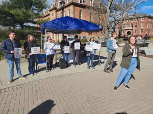 WVU students gather to air concerns about campus carry legislation